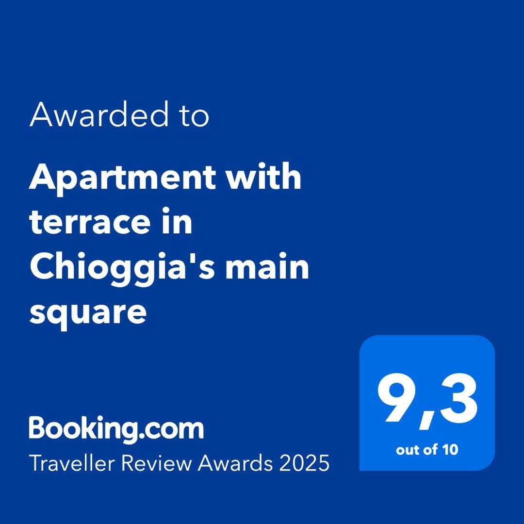 Apartment With Terrace In Chioggia'S Main Square 외부 사진